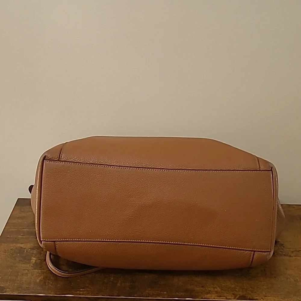 Coach Tan Leather Tote Bag with Dust Bag - Picture 8 of 16